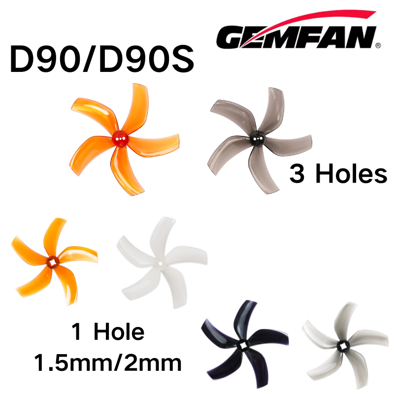 Fpv Drone Goggles - D90 5 شفرة المروحة D90-5 Gemfan