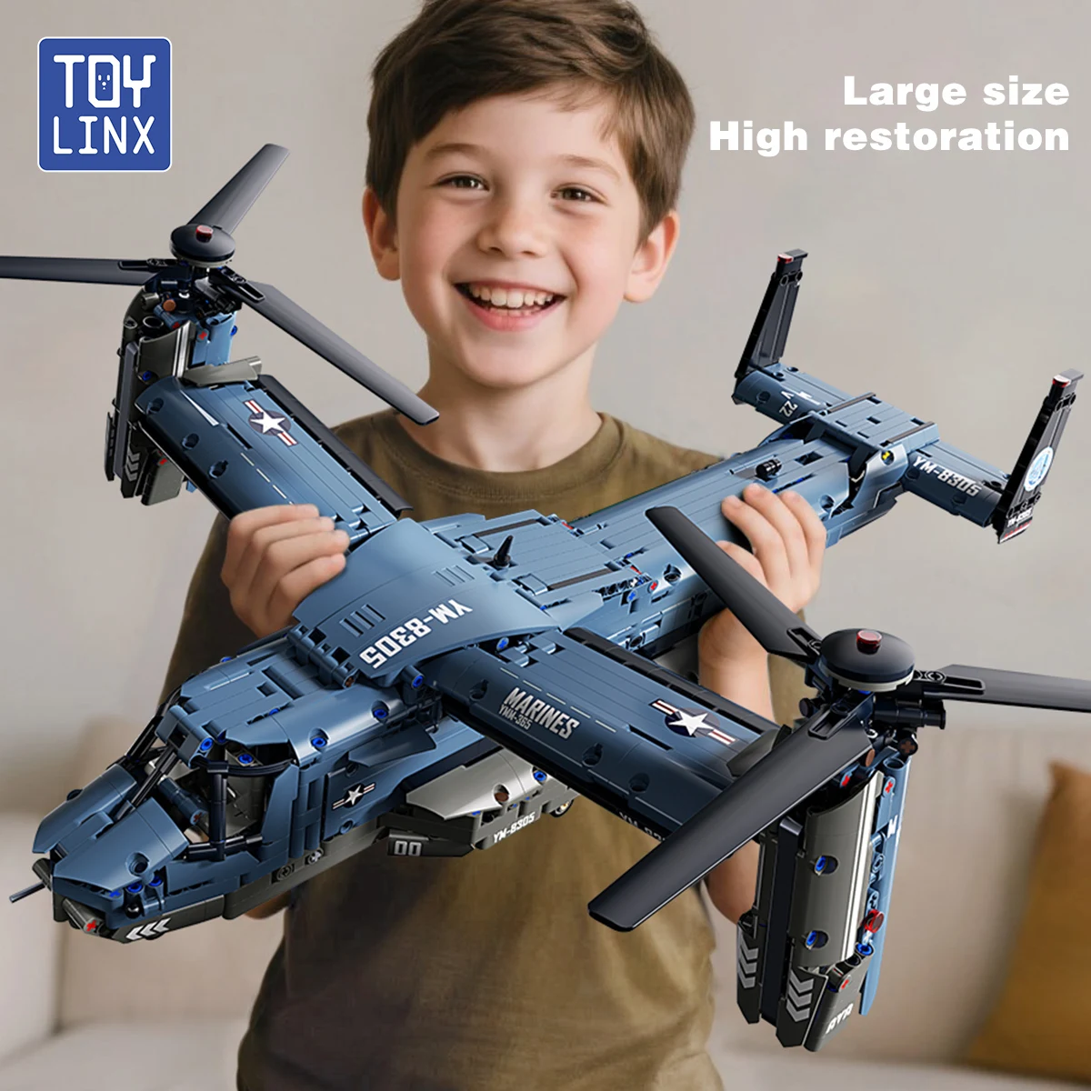 Jjrc Drone X12 - العسكرية V-22 أوسبري الميل اللبنات مجموعة