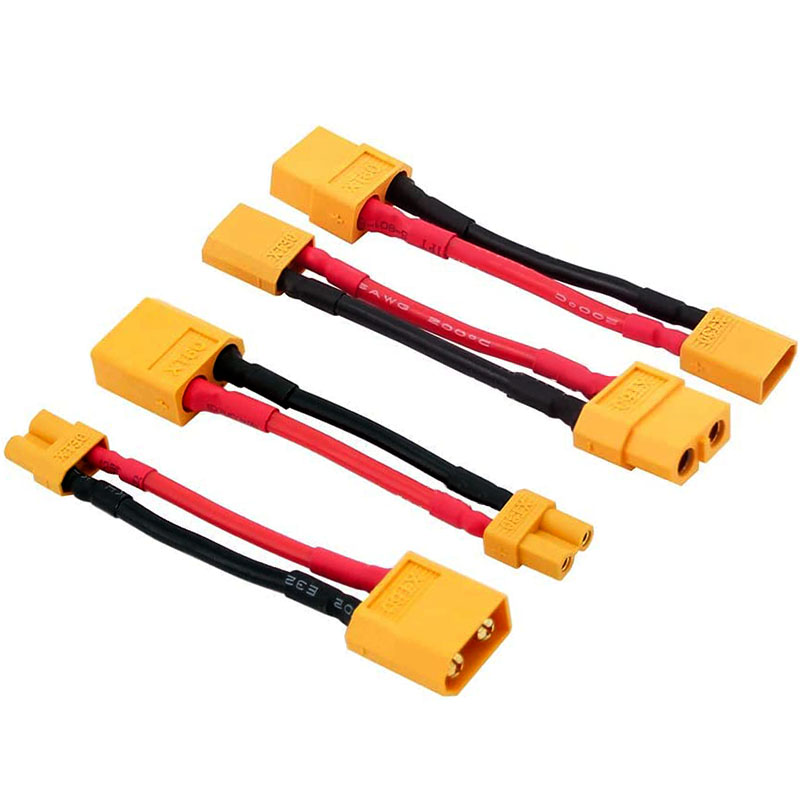 Fpv Drone Charger - موصل قابس ذكر/أنثى xt60 إلى xt30