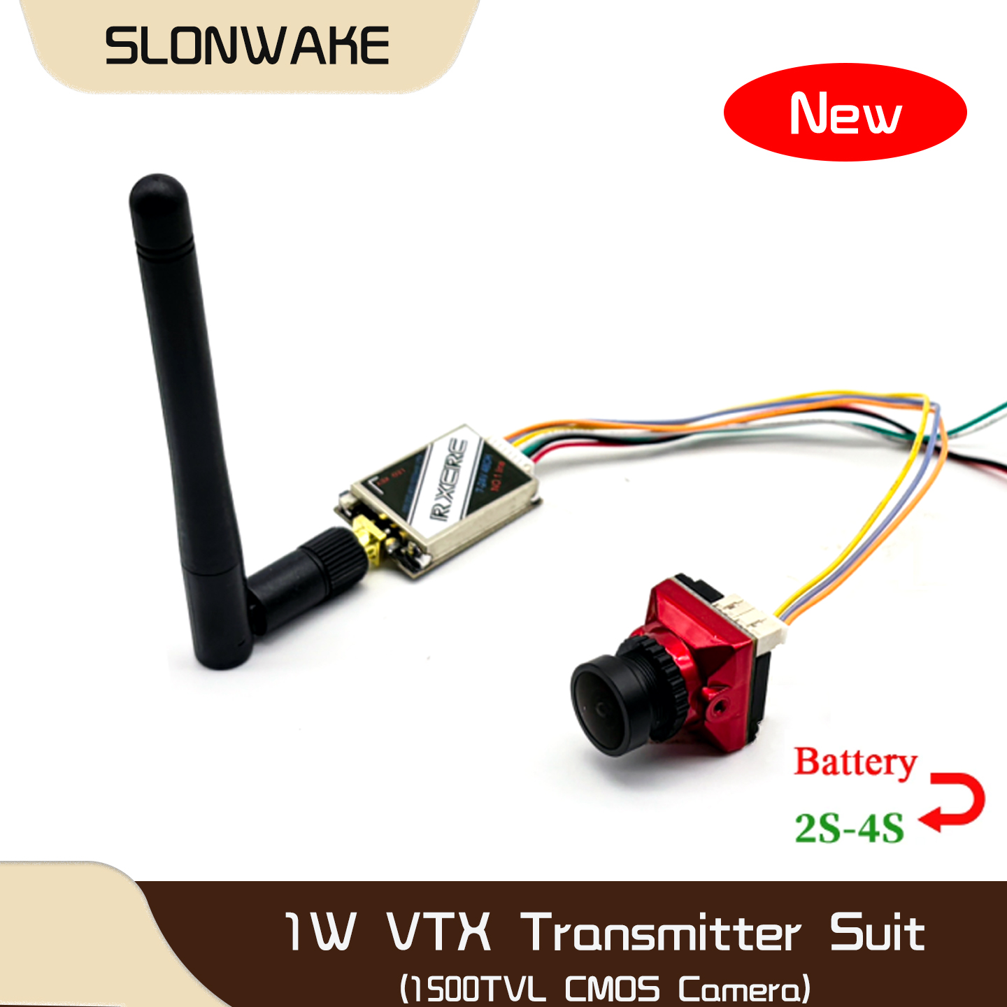 جهاز إرسال فيديو SLONWAKE 5.8G - مراجعة Fpv Drone Transmitter وسعره