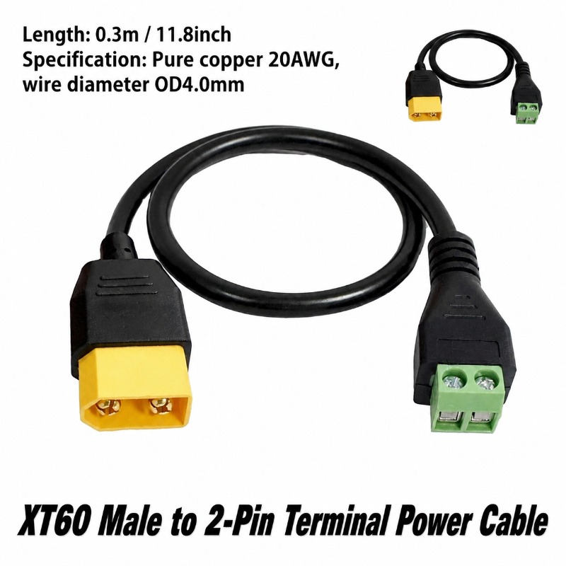 موصل XT60 ذكر وأنثى إلى كابل م - مراجعة Fpv Drone Charger وسعره