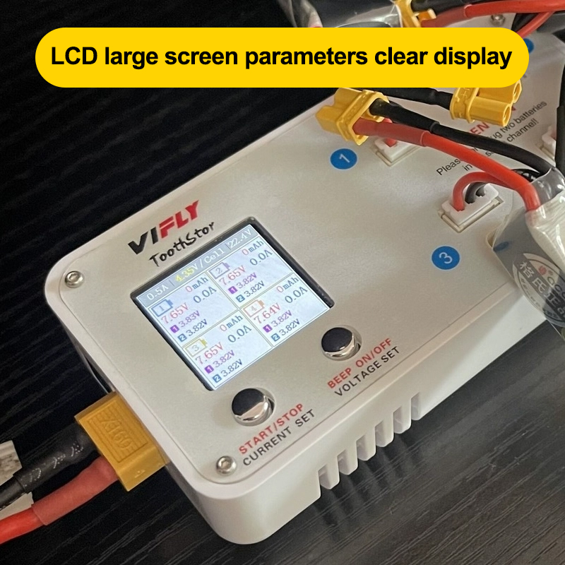 شاحن بطاريات VIFLY Toothstor ذ - مراجعة Fpv Drone Charger وسعره